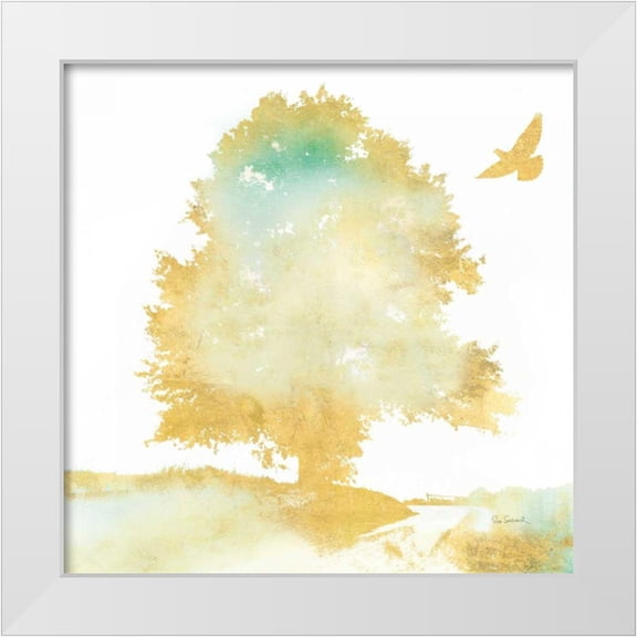 Schlabach, Sue 12x12 White Modern Wood Framed Museum Art Print Titled - Dream Tree II