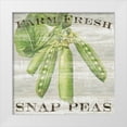 thumbnail image 1 of Schlabach, Sue 12x12 White Modern Wood Framed Museum Art Print Titled - Farm Fresh Peas, 1 of 4