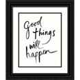 thumbnail image 1 of Schlabach, Sue 12x14 Black Ornate Wood Framed with Double Matting Museum Art Print Titled - Good Things Will Happen, 1 of 4