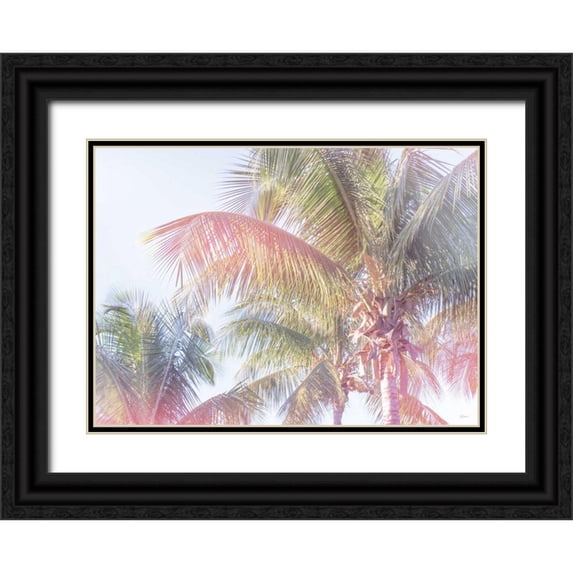 Schlabach, Sue 14x11 Black Ornate Wood Framed with Double Matting Museum Art Print Titled - Dream Palm I