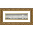 thumbnail image 1 of Schlabach, Sue 14x7 Gold Ornate Wood Framed with Double Matting Museum Art Print Titled - Lake Sail, 1 of 4