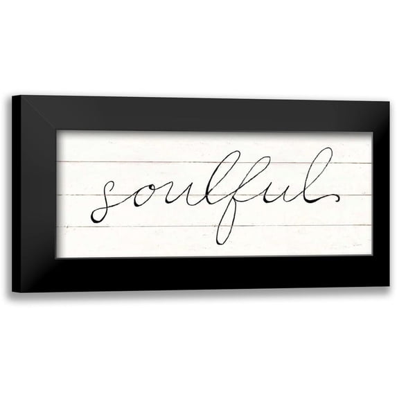 Schlabach, Sue 14x8 Black Modern Framed Museum Art Print Titled - Soulful