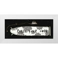 thumbnail image 1 of Schlabach, Sue 14x8 White Modern Wood Framed Museum Art Print Titled - Laundry Rules II Grey Flowers Black, 1 of 4