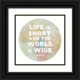 thumbnail image 1 of Schlabach, Sue 15x15 Black Ornate Wood Framed with Double Matting Museum Art Print Titled - Hemisphere IV, 1 of 4