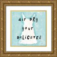 thumbnail image 1 of Schlabach, Sue 15x15 Gold Ornate Wood Framed with Double Matting Museum Art Print Titled - Laundry Rules VI, 1 of 4