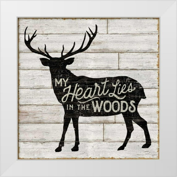 Schlabach, Sue 15x15 White Modern Wood Framed Museum Art Print Titled - Lake Lodge II Neutral