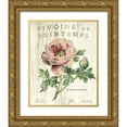 thumbnail image 1 of Schlabach, Sue 15x18 Gold Ornate Wood Framed with Double Matting Museum Art Print Titled - Pivoine de Printemps, 1 of 4