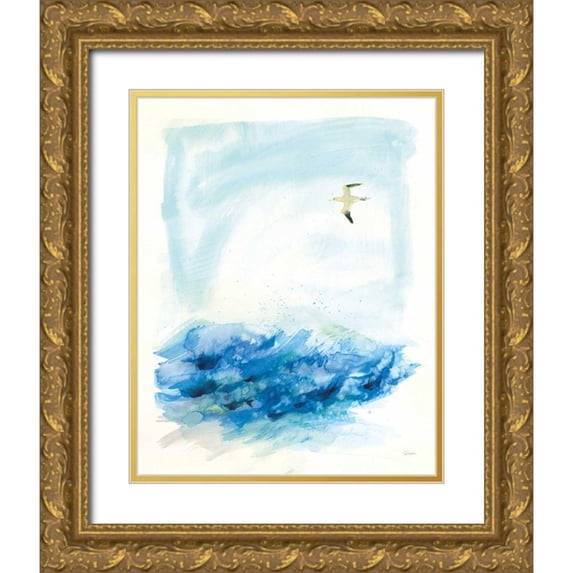 Schlabach, Sue 15x18 Gold Ornate Wood Framed with Double Matting Museum Art Print Titled - Seaspray