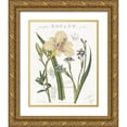 thumbnail image 1 of Schlabach, Sue 15x18 Gold Ornate Wood Framed with Double Matting Museum Art Print Titled - Vintage Floral II Neutral, 1 of 4