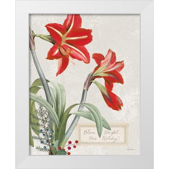 Schlabach, Sue 15x18 White Modern Wood Framed Museum Art Print Titled - Joyful Tidings I