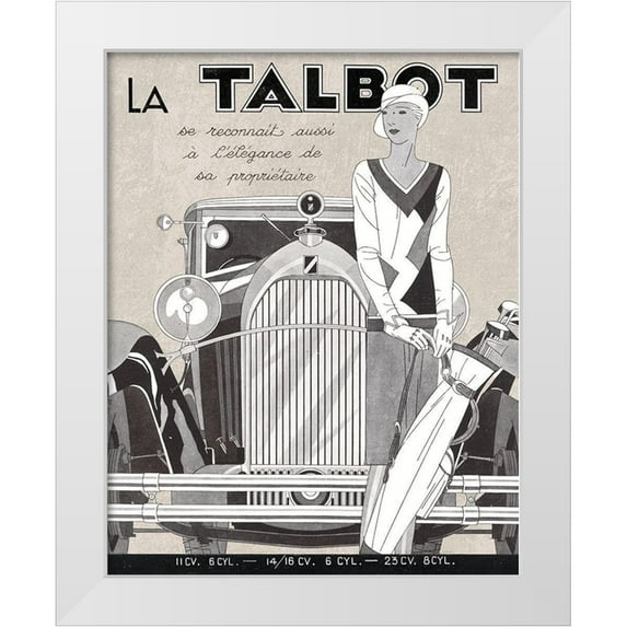 Schlabach, Sue 15x18 White Modern Wood Framed Museum Art Print Titled - Road Tour II