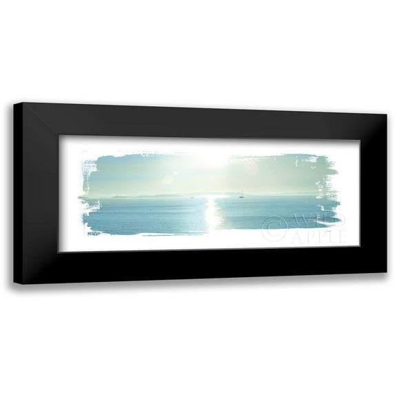 Schlabach, Sue 18x10 Black Modern Framed Museum Art Print Titled - Island Sail
