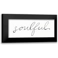 thumbnail image 1 of Schlabach, Sue 18x10 Black Modern Framed Museum Art Print Titled - Soulful on White, 1 of 5