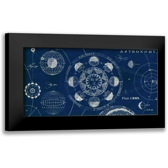 Schlabach, Sue 18x11 Black Modern Framed Museum Art Print Titled - Blueprint Astronomy