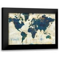 thumbnail image 1 of Schlabach, Sue 18x13 Black Modern Framed Museum Art Print Titled - World Map Collage, 1 of 5