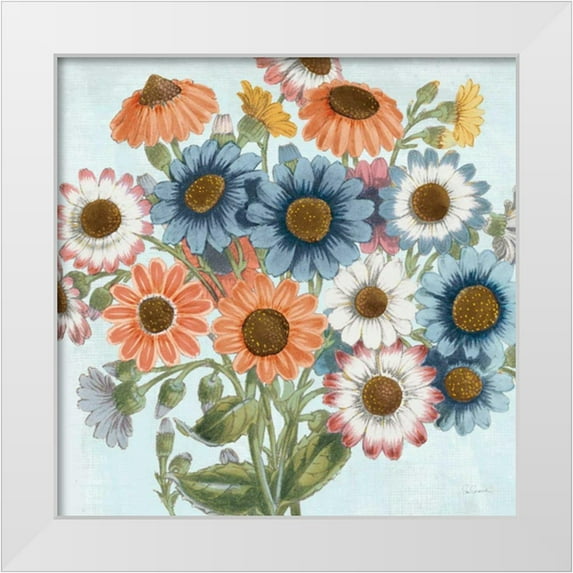 Schlabach, Sue 20x20 White Modern Wood Framed Museum Art Print Titled - Fresh Midsummer I