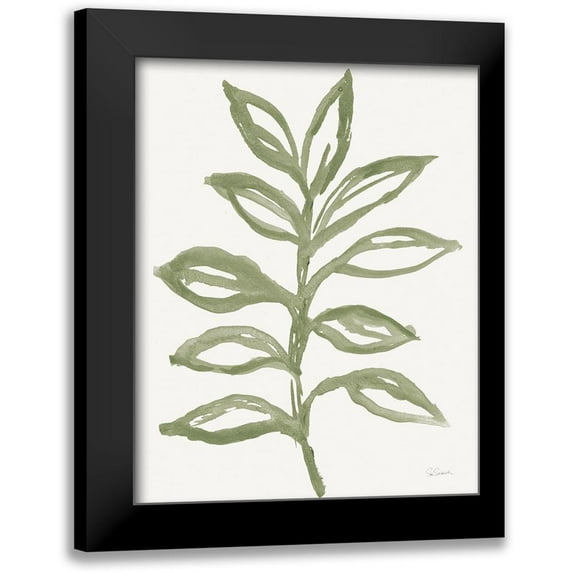 Schlabach, Sue 20x24 Black Modern Framed Museum Art Print Titled - Nature in Sage II