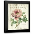 thumbnail image 1 of Schlabach, Sue 20x24 Black Modern Framed Museum Art Print Titled - Pivoine de Printemps, 1 of 5