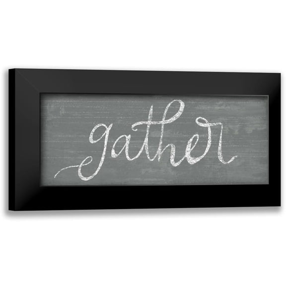 Schlabach, Sue 24x12 Black Modern Framed Museum Art Print Titled - Schoolhouse Gather