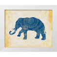 thumbnail image 1 of Schlabach, Sue 24x20 White Modern Wood Framed Museum Art Print Titled - Raja Elephant II, 1 of 4