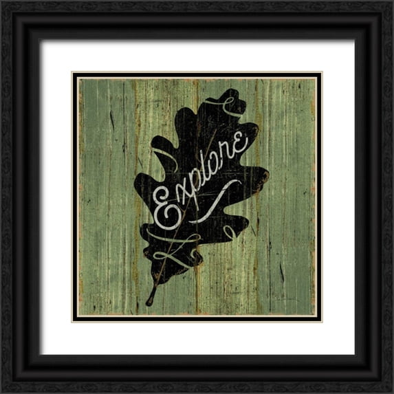Schlabach, Sue 26x26 Black Ornate Wood Framed with Double Matting Museum Art Print Titled - Lake Lodge XII