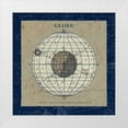 thumbnail image 1 of Schlabach, Sue 26x26 White Modern Wood Framed Museum Art Print Titled - Globe Blue, 1 of 4