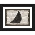 thumbnail image 1 of Schlabach, Sue 32x23 Black Ornate Wood Framed with Double Matting Museum Art Print Titled - Driftwood Coast I, 1 of 4