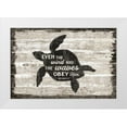 thumbnail image 1 of Schlabach, Sue 32x23 White Modern Wood Framed Museum Art Print Titled - Driftwood Coast Scripture III, 1 of 4