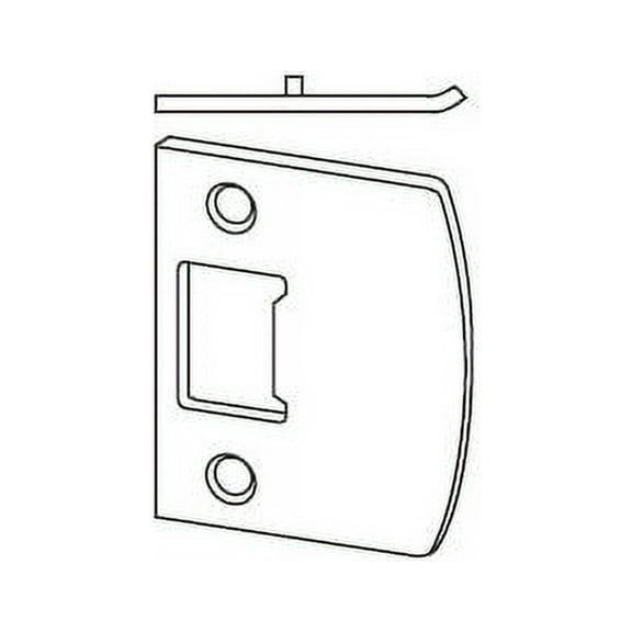 Schlage 10-026 1 5/8" X 2 1/4" Full Lip Strike Plate - Brass