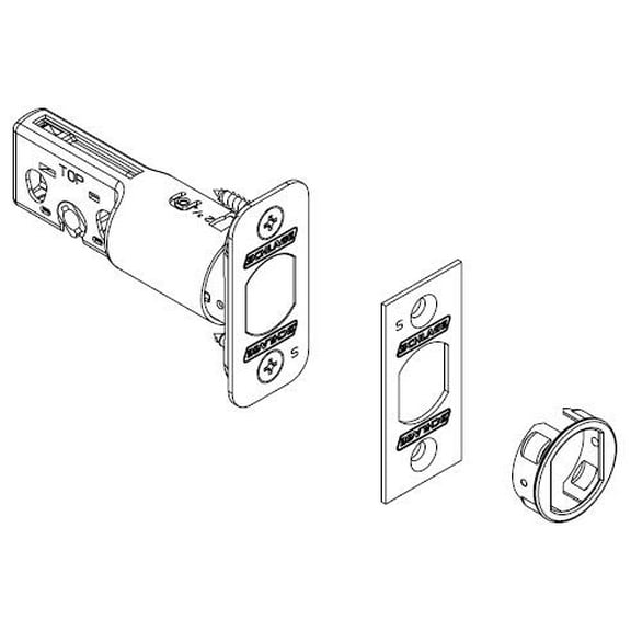 Schlage 12287619 Deadbolt Latch, Satin Nickel