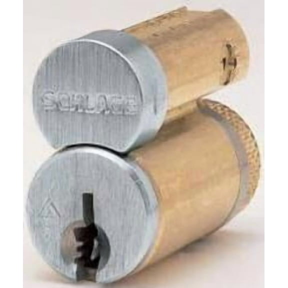 Schlage 23-030-C-626 Cylinder for Full Size Interchangeable Core in C Keyway, 626 - Satin Chrome, Varies Metal