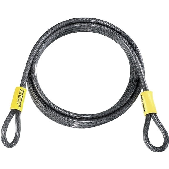 Schlage 3/8 in. W X 15 ft. L Steel Double Locking Double Loop Cable