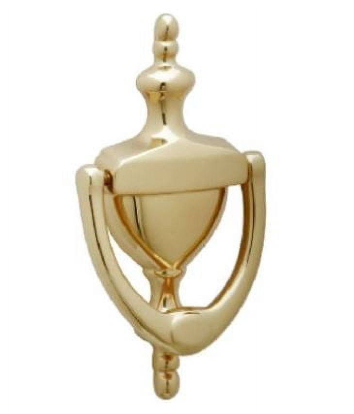 Bright Brass Traditional Solid Brass Door Knocker