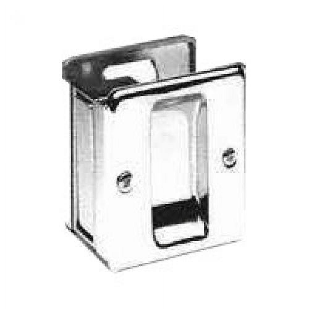 Schlage 990 1-3/4-Inch x 2-1/4-Inch Sliding Pocket Door Pull Sliding, Antique Brass