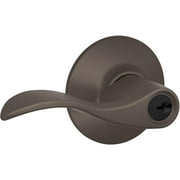 Schlage Accent Lever Keyed Entry Lock in Oil Rubbed Bronze