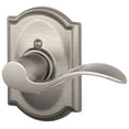 thumbnail image 1 of Schlage Accent Lever with Camelot Trim Non-Turning Lock in Satin Nickel - Right Handed, 1 of 7