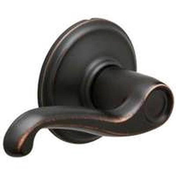 Flair Left Handed Dummy Door Lever, 2-1/2" W, Aged Bronze Schlage Lock