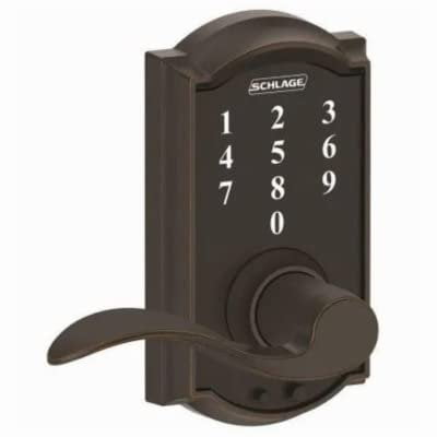 Schlage Aged Bronze Steel Electric Touch Screen Entry Lock