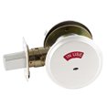 thumbnail image 1 of Schlage B571 625 Grade 2 Door Bolt Occupancy Indicator Adjustable 2-3/8 and 2-3/4 Backset Bright Chrome Finish, 1 of 2