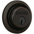 thumbnail image 1 of Schlage B60-Ind Custom Single Cylinder Keyed Entry Deadbolt From The Indy Collection -, 1 of 7