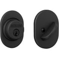 thumbnail image 1 of Schlage B60RMN622 Remsen Single Cylinder Keyed Entry Deadbolt - Black, 1 of 7