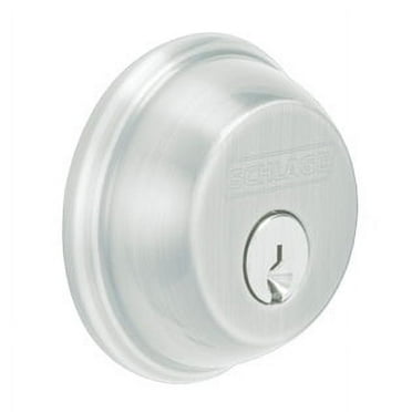 Schlage B60CSSK V 626 Light Commercial Single Cylinder Deadbolt, Brushed Chrome