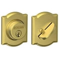 thumbnail image 1 of Schlage B60n-Cam Single Cylinder Keyed Entry Grade 1 Deadbolt - Brass, 1 of 7