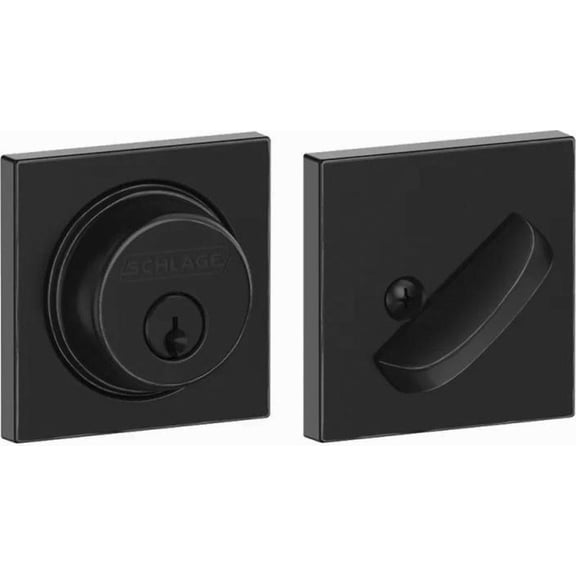 SCHLAGE B60COL622 Collins SGL CYL Deadbolt C KWY 12321 101