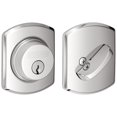 thumbnail image 1 of Schlage B60GRW625 Single Cylinder Keyed Entry Deadbolt - Chrome, 1 of 7
