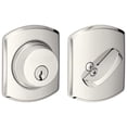 thumbnail image 1 of Schlage B60GRW618 Single Cylinder Keyed Entry Deadbolt - Nickel, 1 of 7
