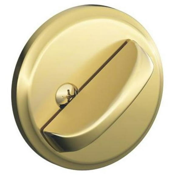 Schlage B80 One Sided Deadbolt with 12287 Latch 10116 Strike Bright Brass Finish