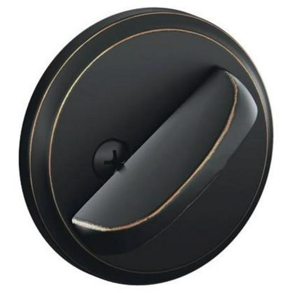 Schlage B80 716 12-287 10-116 134 N N SL One-Sided Deadbolt, Aged Bronze,2.5 diameter