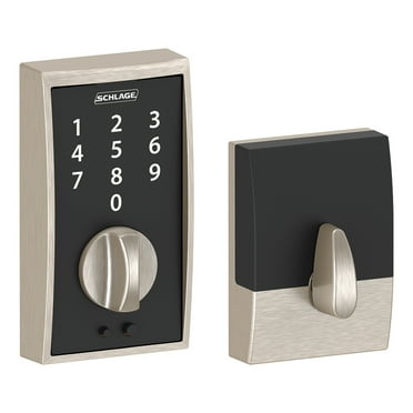 Schlage BE375VCEN619 Satin Nickel Century Touch Deadbolt