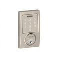 thumbnail image 1 of Schlage BE479AACEN619 Satin Nickel Century Sense Touch Screen Electronic Deadbolt With Build In Alarm, 1 of 4